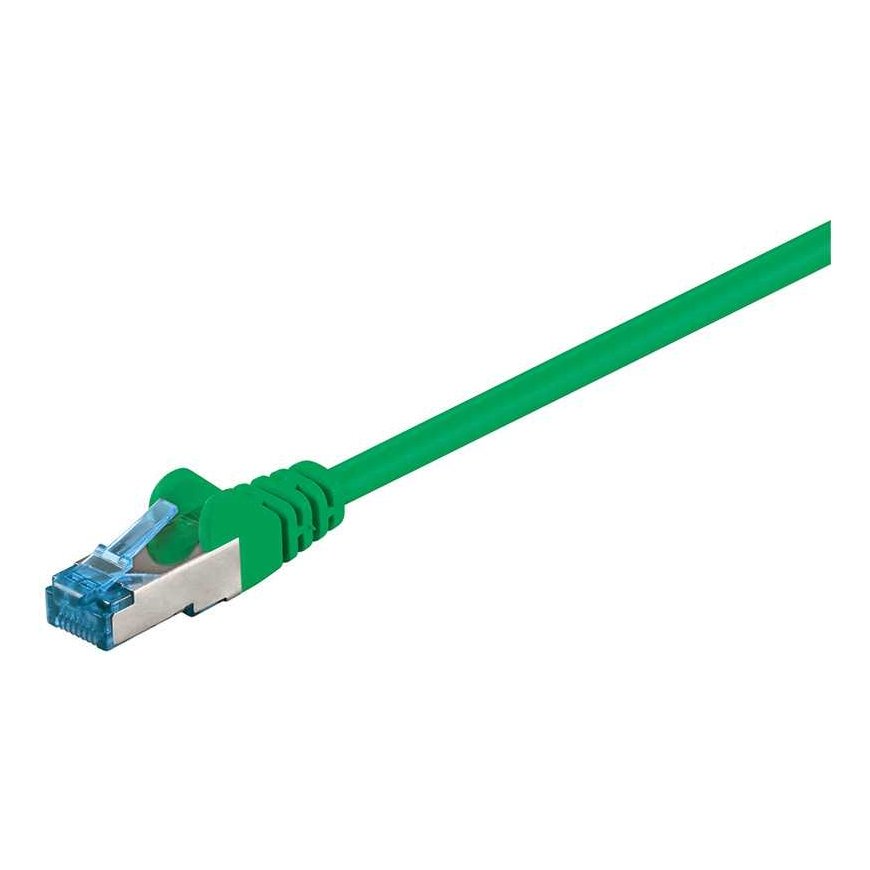 Goobay CAT 6A S/FTP LAN -liitinkabli, harmaa 3m