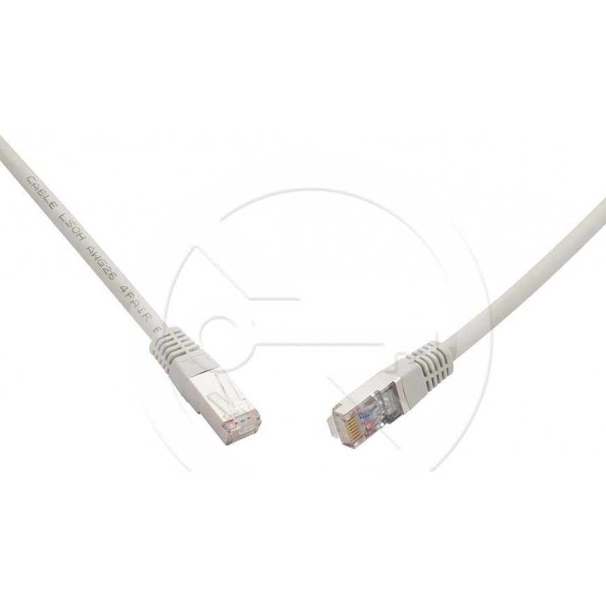 PATCHCORD SKRĒTKA SOLARIX CAT.6A SFTP 0,5m – 2