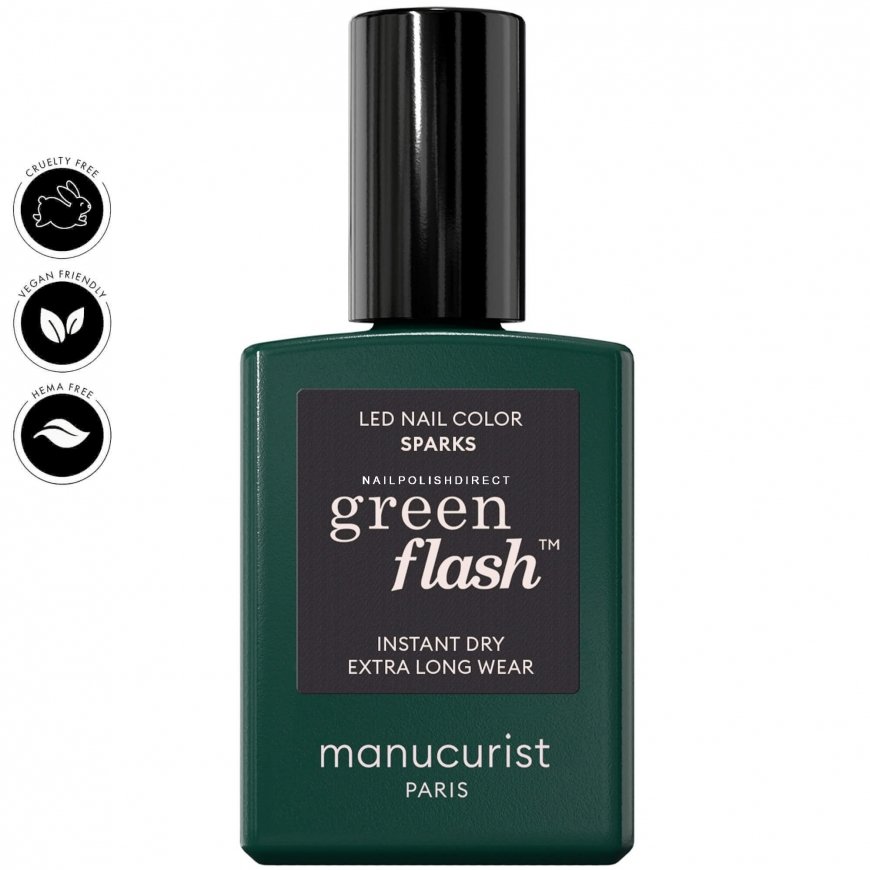 Manucurist Зелёный Flash Лак для ногтей Sparks 15 мл – 2