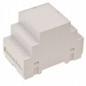 OEM U3 enclosure for electronics is mounted on DIN rail. OEM U3 enclosure for electronics is mounted on DIN rail.