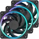 TRYX ROTA SL ARGB tagurpidi ventilaator - 3-pakk, 120 mm, Must TRYX ROTA SL ARGB tagurpidi ventilaator - 3-pakk, 120 mm, Must