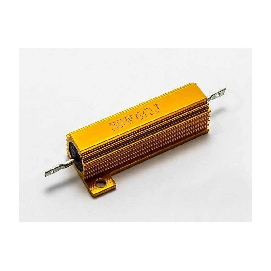 OEM-resistori 50W – 0,5 ohmia – alumiinikotelossa – RX24 50W 0,5R – 2