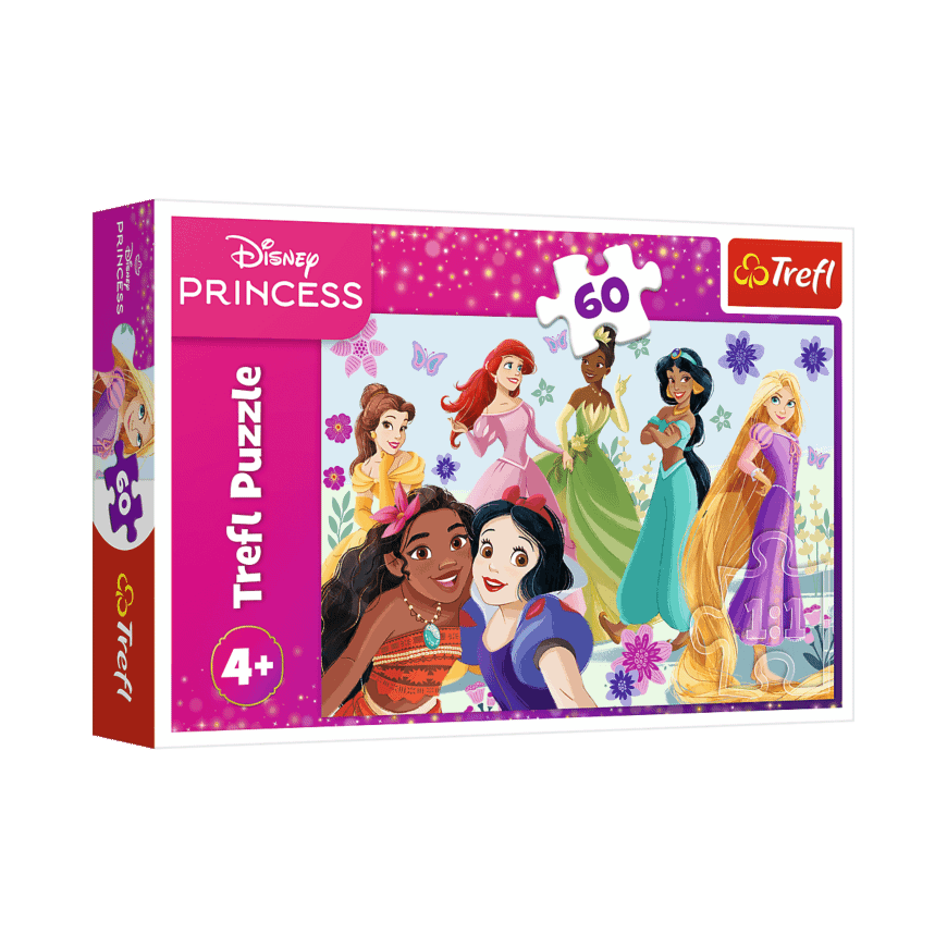 Trefl Puzzle 60 pcs - Disney Princesses