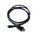 MicroHDMI - HDMI kabelis 1,5 m Lexton LXHD77 MicroHDMI - HDMI kabelis 1,5 m Lexton LXHD77