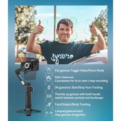 Aochuan 3-осевой гимбал со штативом для смартфона SMART X