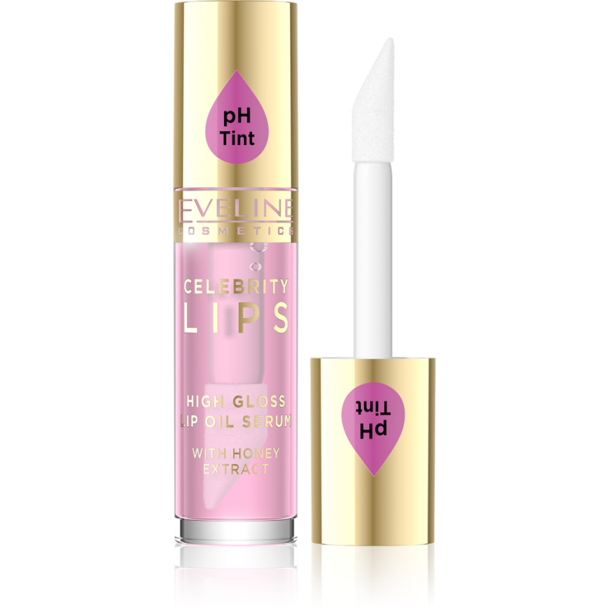 Eveline Cosmetics Celebrity Lips High Gloss lūpu eļļa 02 Rose, 5 ml – 2