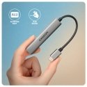 Axagon HUB USB HUE-STC, 4x USB ALU STRIP hub, 1x USB-A 5Gbps, 2x USB-A & 1x USB-C 480Mbps, kabel USB Axagon HUB USB HUE-STC, 4x USB ALU STRIP hub, 1x USB-A 5Gbps, 2x USB-A & 1x USB-C 480Mbps, kabel USB