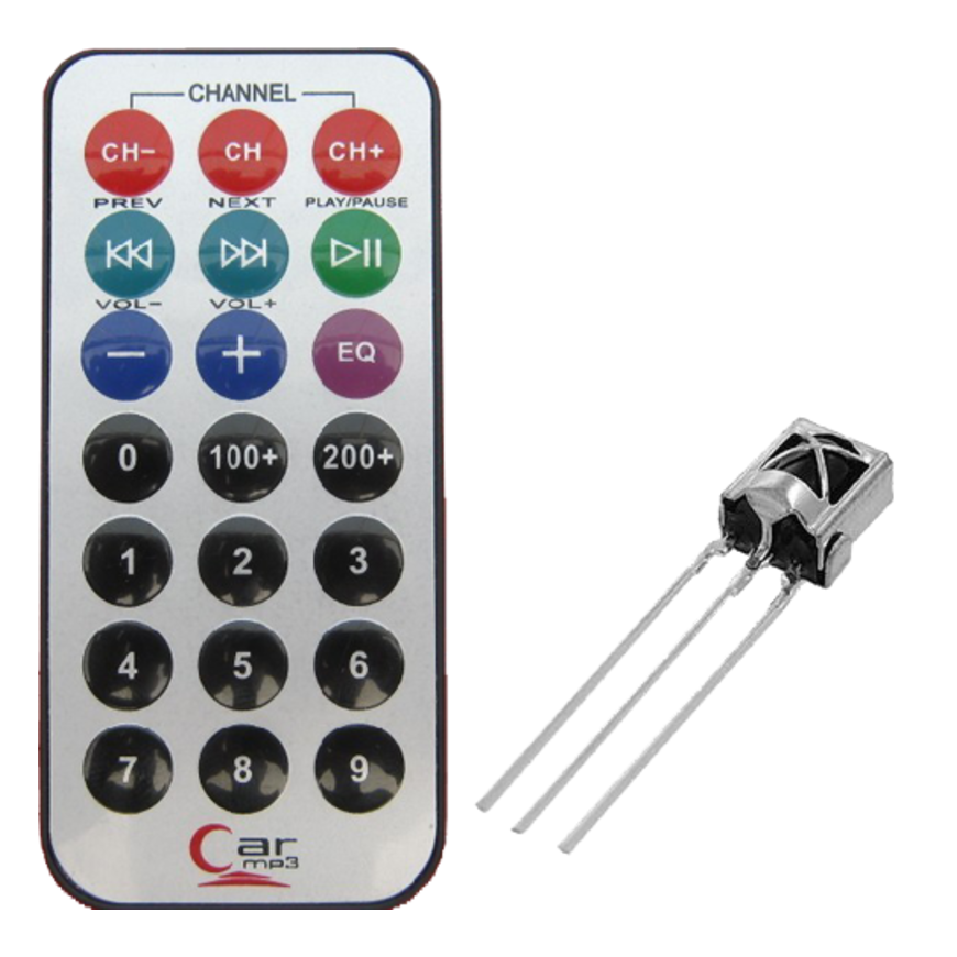OEM IR pults HX1838 MP3 komplekts – 2