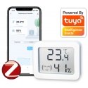 Tuya - temperatūros ir drėgmės jutiklis su LCD ekranu - ZigBee - RTX ZTHS7 Tuya - temperatūros ir drėgmės jutiklis su LCD ekranu - ZigBee - RTX ZTHS7
