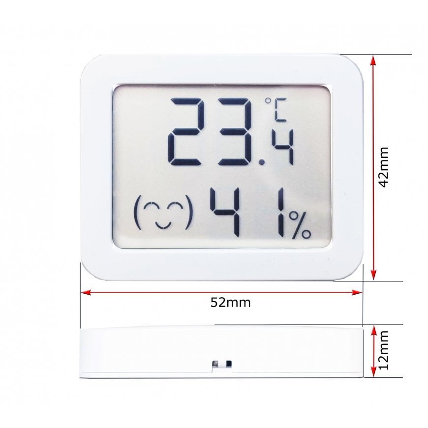 Tuya - temperatuuri ja niiskuse sensor koos LCD ekraaniga - ZigBee - RTX ZTHS7 – 2