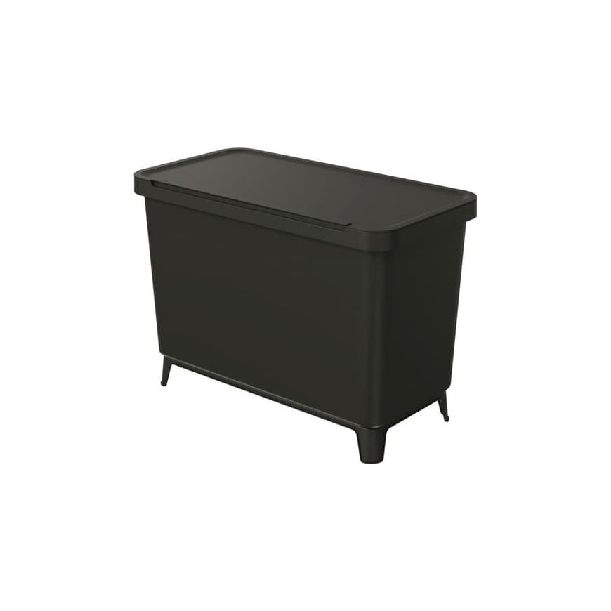 Prosperplast SYSTEMA Trash Bin – black color recycling – 2