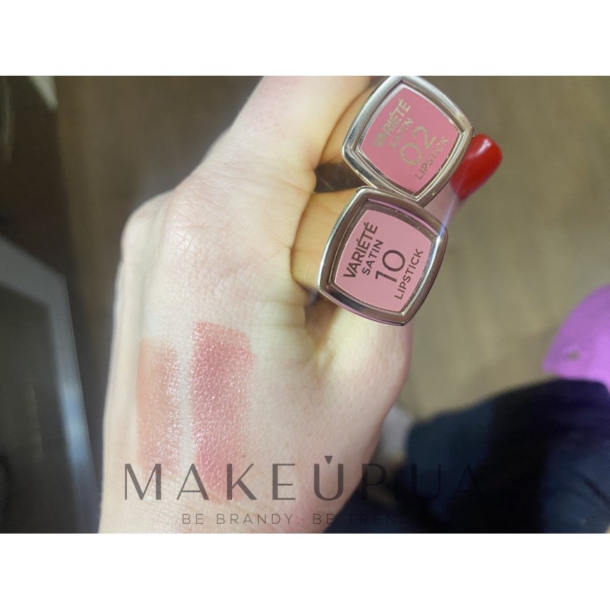 Eveline Cosmetics Variete siidiste huulepulk 01, 4 g – 2