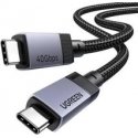Spacetronik USB4 Typ-C PD 240W 8K 40Gbps Kabelis B Pakabutis Spacetronik USB4 Typ-C PD 240W 8K 40Gbps Kabelis B Pakabutis