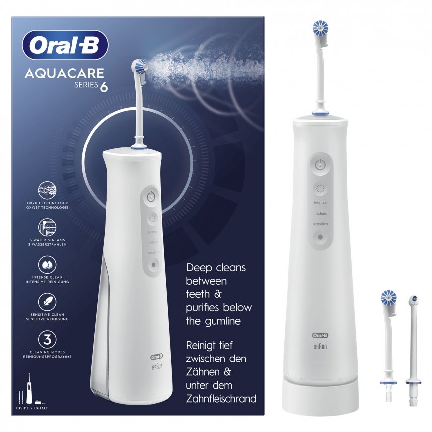Oral-B AquaCare 6 Pro-Expert mutes dobuma
