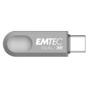 Emtec D280 Dual USB atmintukas 32 GB USB Type-A / USB Type-C 3.2 Gen 1 (3.1 Gen 1) Sidabras Emtec D280 Dual USB atmintukas 32 GB USB Type-A / USB Type-C 3.2 Gen 1 (3.1 Gen 1) Sidabras