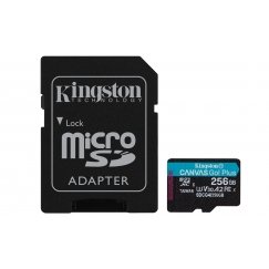 Kingston Technology Canvas Go! Plus 256 GB MicroSD UHS-I Klass 10