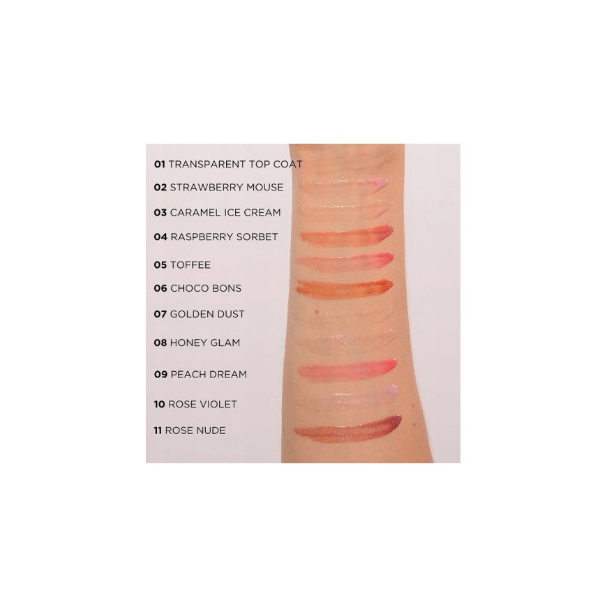 Eveline Cosmetics Diamond Glow Lipstick Luminizer 08 Honey Glam, 4.5 ml – 2
