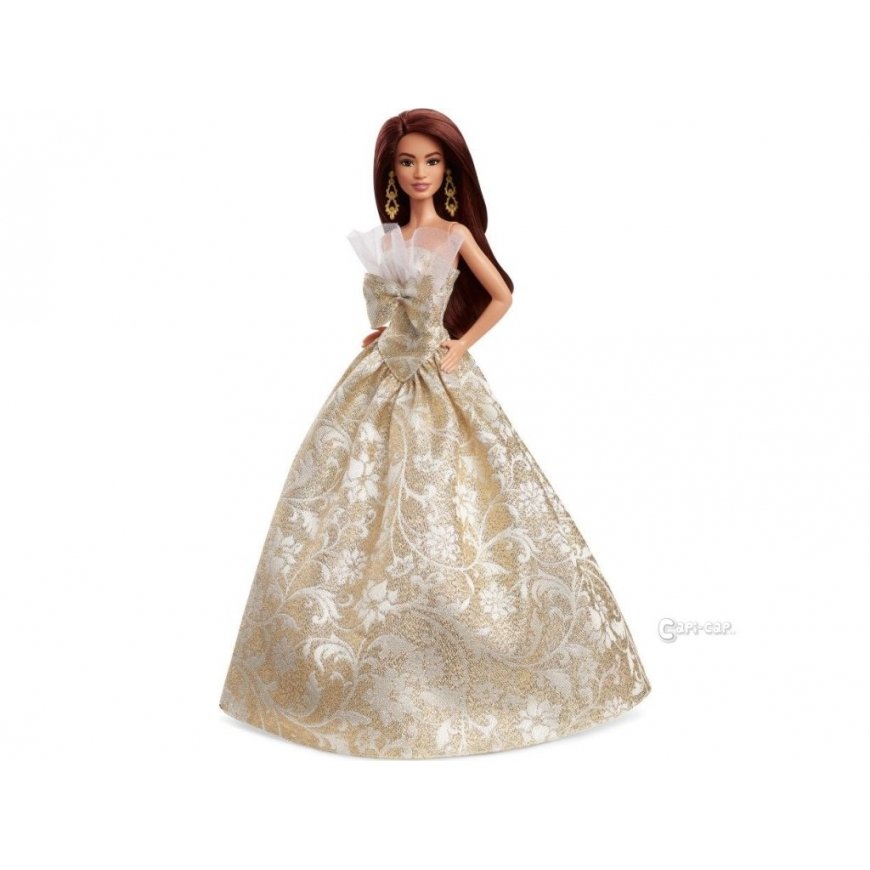 Mattel JBH97 Barbie - Brown-haired Christmas Doll 2025