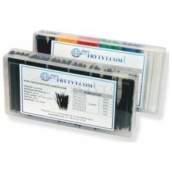 Trytyt melnā termosusitraukjošo caurulīšu komplekts RT-BOX100-10CZ