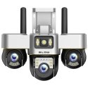 BLOW WiFi kamera ar 3 rotējošiem objektīviem, 6MP, V-BP36, melna