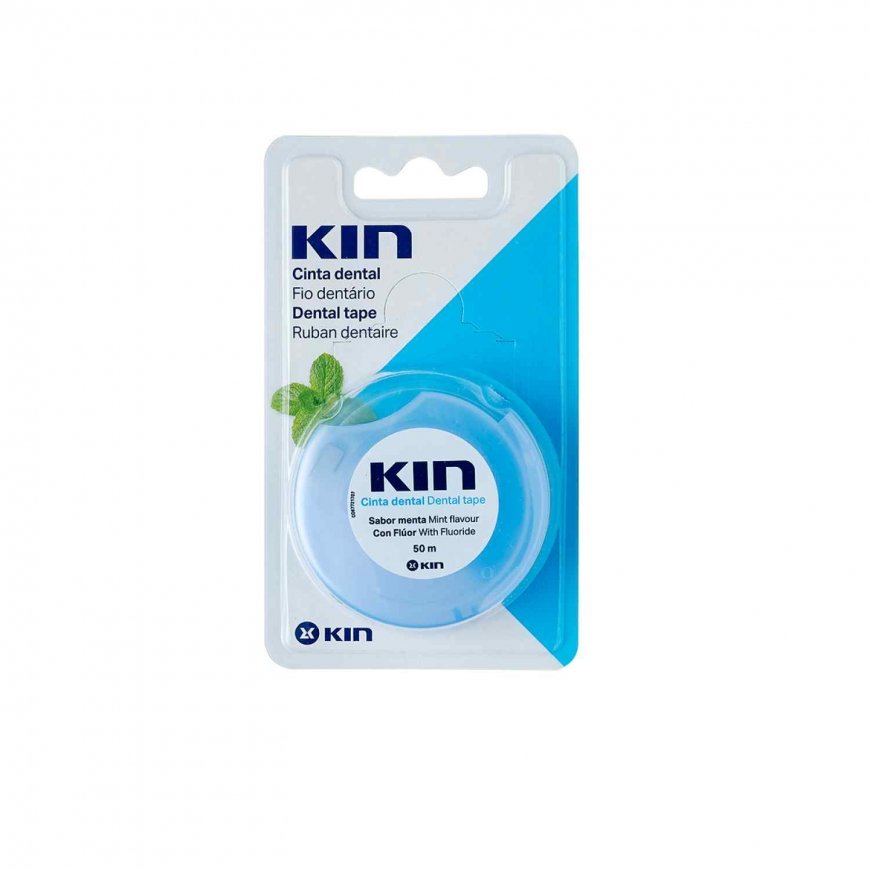 Зубная лента KIN с фтором, мятный вкус, 50 мл