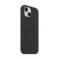 Apple iPhone 15:n MagSafe-silikonikuori - musta