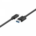 UNITEK Y-C474BK USB kabelis USB 3.2 Gen 1 (3.1 Gen 1) 1 m USB A USB C Melns