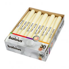 Table candle 1pc. 245|24mm beige