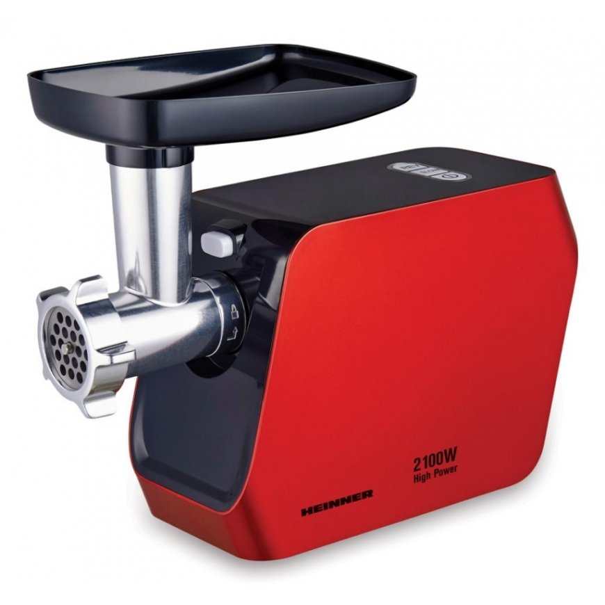 Heinner MG-2100RD gaļas maļamā mašīna 2100 W Melns, Sarkans