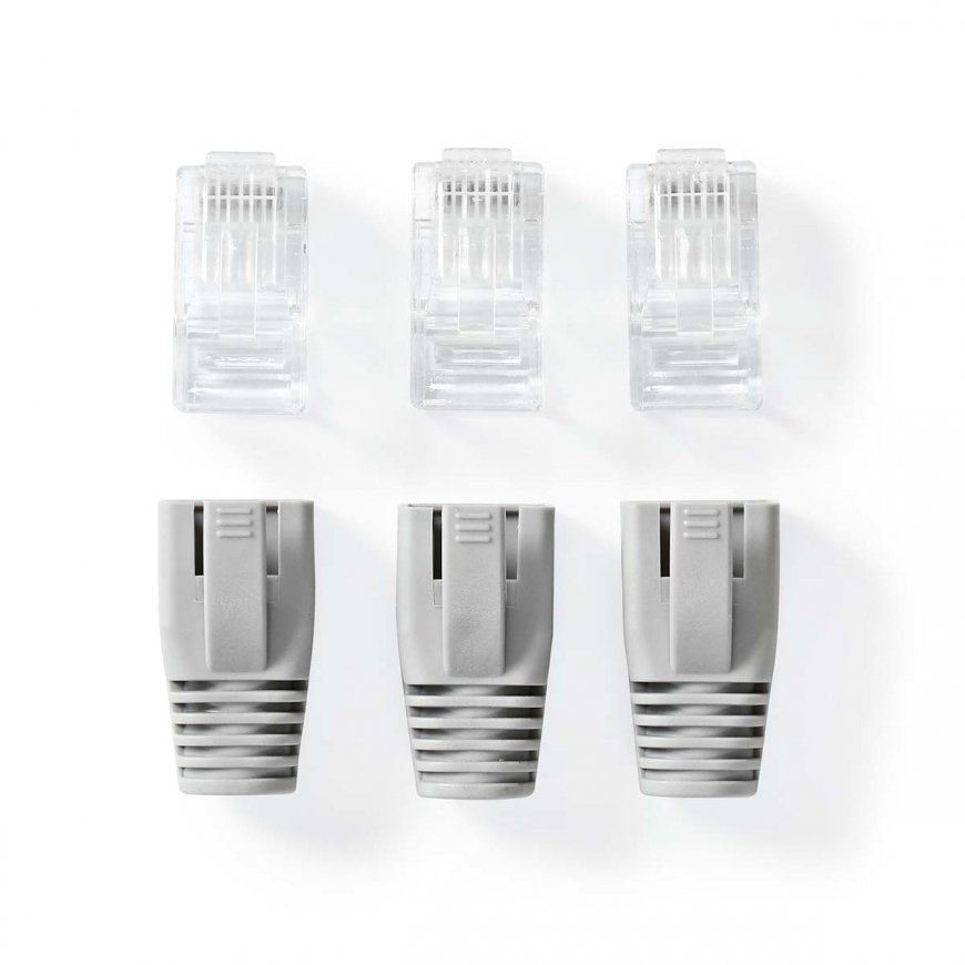 Nedis CCBW89360GY juhtmepistmik RJ-45 Hall – 3