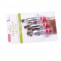 Bottle stopper + opener (3 pcs), 7782, KAMILLE Bottle stopper + opener (3 pcs), 7782, KAMILLE