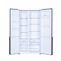 Heinner HSBS-HM442NFGBKE++ side-by-side refrigerator Freestanding 442 L Black Heinner HSBS-HM442NFGBKE++ side-by-side refrigerator Freestanding 442 L Black