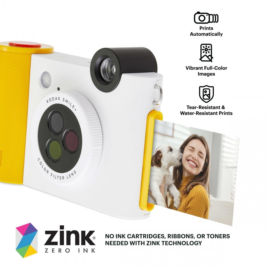Kodak Smile+ 50,8 x 76,2 mm Balta, Geltona – 4