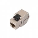 Solarix 10G self-tapping Keystone CAT6A STP RJ45 SXKJ-10G-STP-BK-SA