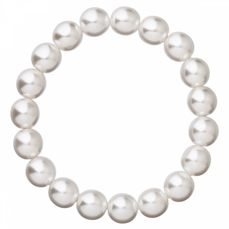 Evolution Group Elegant pärlite käevõru 56010.1 valge – 2