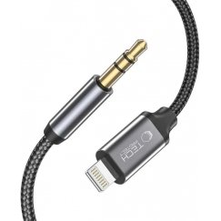 Jack Tech-Protect UltraBoost audio Lightning / mini 3,5 mm pesa kaabel 1 m - must