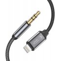 Jack Tech-Protect UltraBoost audio Lightning / mini 3,5 mm pesa kaabel 1 m - must Jack Tech-Protect UltraBoost audio Lightning / mini 3,5 mm pesa kaabel 1 m - must