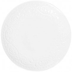 Taldrik Homla SYLIA Valge Ornament, 27 cm