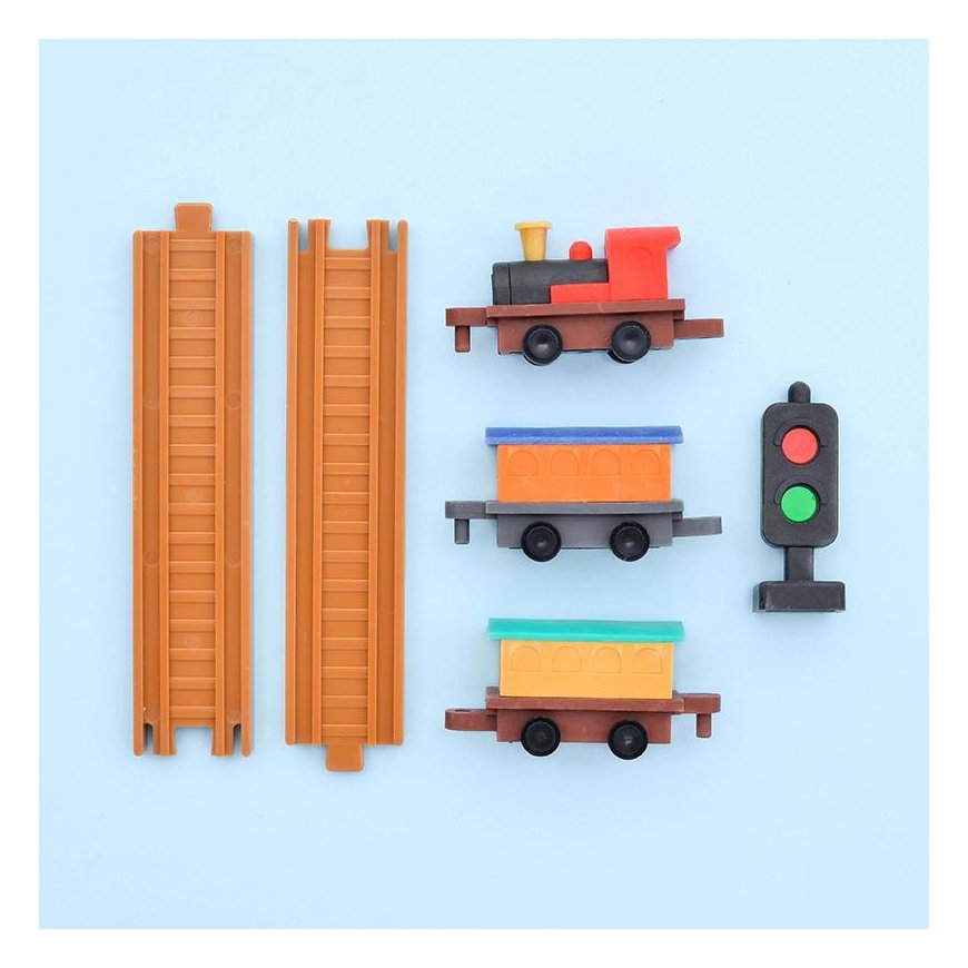 IWAKO Puzzle Set "Locomotive Set" ER-BRI056