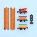 IWAKO Puzzle Set "Locomotive Set" ER-BRI056 IWAKO Puzzle Set "Locomotive Set" ER-BRI056