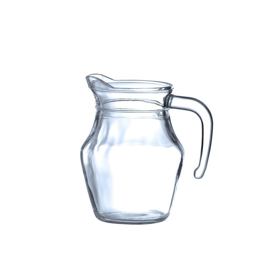 Hendi Glass Pitcher for Water, Juices, Beverages 0.5 L