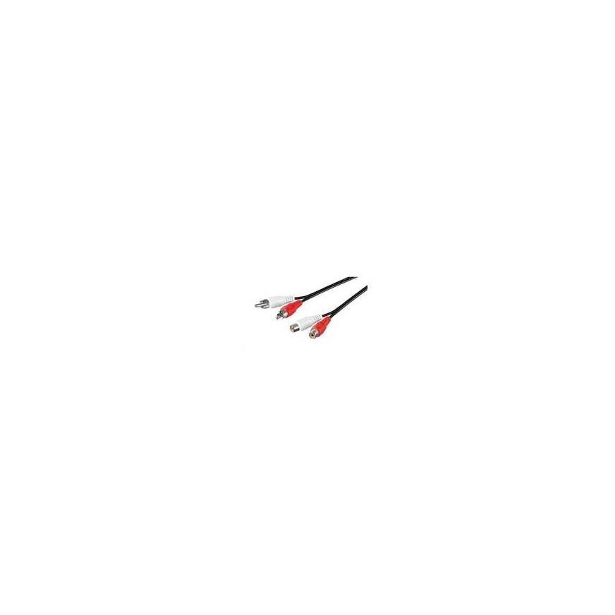 Kabel PremiumCord RCA (Cinch) x2 - RCA (Cinch) x2 2m musta (kjackcmf2-2)