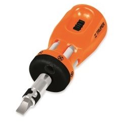 Truper® Cordless Mini Screwdriver with 6 Double Ended Bits