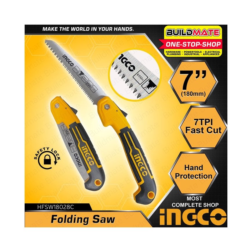 Ingco HFSW18028C taittova puusaha 180 mm – 2
