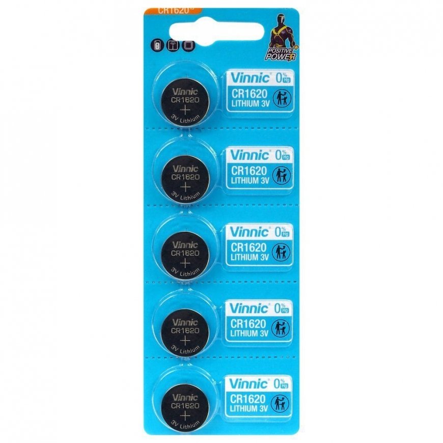 Vinnic CR1620 patareid 5 tk. – 2