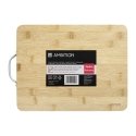 Paloma Bamboo leikkuulauta 30 x 20 x 1,5 cm suorakaiteen muotoinen metallikahvalla AMBITION