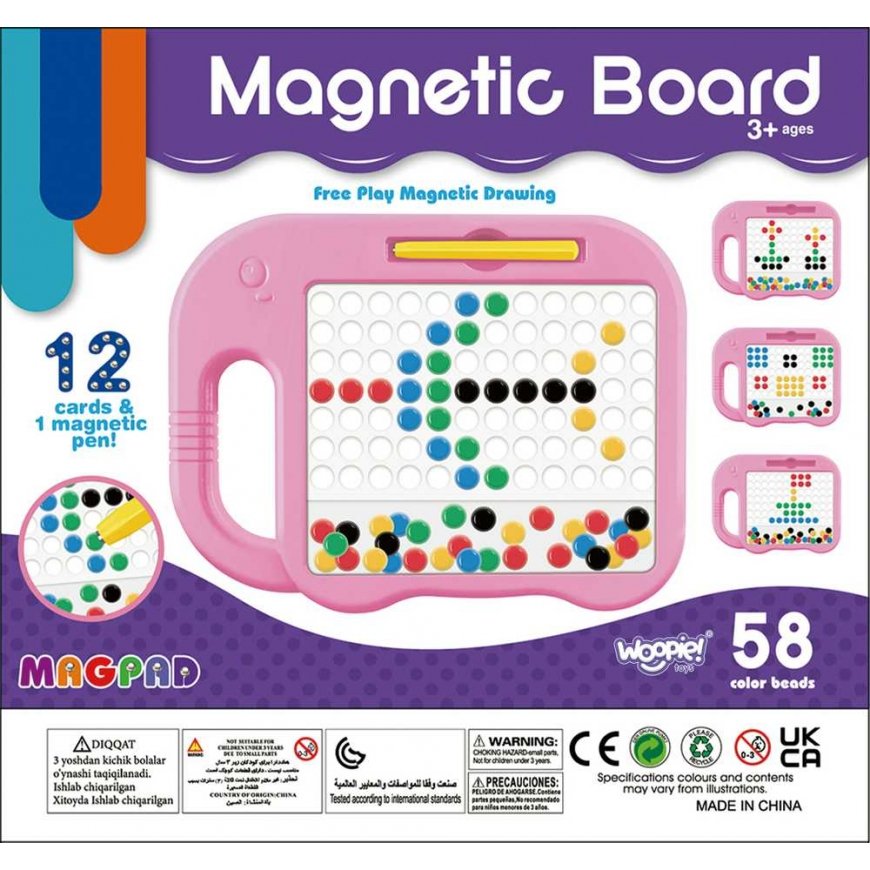 Woopie Magnetic Game with Task Cards MagPad Little Elephant – 2