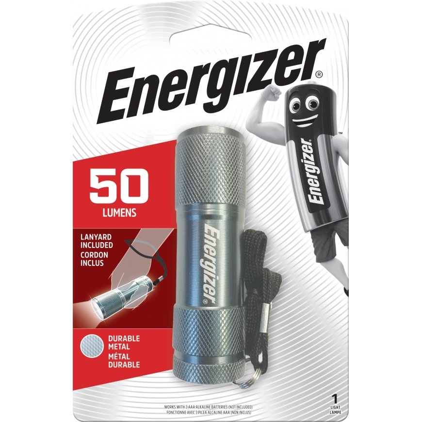 Energizer Metal 3AAA Metālisks Rokas lukturis