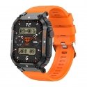Smartwatch Gravity GT6-3, Black case with orange strap Smartwatch Gravity GT6-3, Black case with orange strap