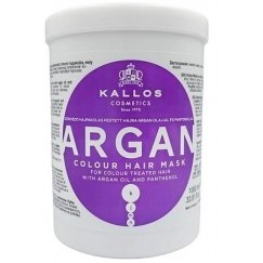 Kallos KJMN Argan Colour Hair Mask 1000 ml värvitud juustele